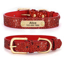 Leather Personalized Cat Collar Adjustable Free Engraving Leather Personalized Cat Collar Adjustable Free Engraving