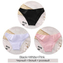 Ultra-Soft Plus Size Cotton Panties Set in Solid Colors Ultra-Soft Plus Size Cotton Panties Set in Solid Colors