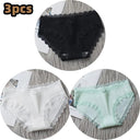 Soft Cotton Lace Panties Set Comfortable Lingerie Trio Soft Cotton Lace Panties Set Comfortable Lingerie Trio