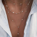 Boho Multi-Element Crystal Necklaces For Women Fashion Boho Multi-Element Crystal Necklaces For Women Fashion