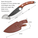 Handcrafted Stainless Steel Boning Knife for Butchering Tool Handcrafted Stainless Steel Boning Knife for Butchering Tool
