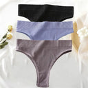 Women's High-Waisted Comfort Thongs Women's High-Waisted Comfort Thongs
