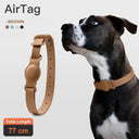 Premium Leather Pet Collar With Apple AirTag Tracker Premium Leather Pet Collar With Apple AirTag Tracker