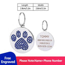 Engraved Personalized Pet ID Tags Custom Dog Collar Name Tag Engraved Personalized Pet ID Tags Custom Dog Collar Name Tag