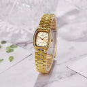 Luxury Tonneau Quartz Watch Set Waterproof Elegant Timepiece Luxury Tonneau Quartz Watch Set Waterproof Elegant Timepiece