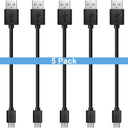 25cm Tangle-Free Micro USB Charging Cable for Android Devices 25cm Tangle-Free Micro USB Charging Cable for Android Devices