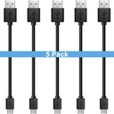 25cm Tangle Free Micro USB Charging Cable For Android 25cm Tangle Free Micro USB Charging Cable For Android