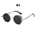Vintage Steampunk Red Round Sunglasses for Men and Women Vintage Steampunk Red Round Sunglasses for Men and Women