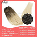 Straight Remy Human Clip In Extensions Black Blonde 20 Inch Straight Remy Human Clip In Extensions Black Blonde 20 Inch