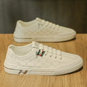 White Autumn Casual Flats For Men Comfortable Everyday Wear White Autumn Casual Flats For Men Comfortable Everyday Wear