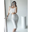 Summer Chic Pleated A-line Dress Stylish Slimming Choice Summer Chic Pleated A-line Dress Stylish Slimming Choice