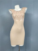 Li Jia Sequin Embroidered Cocktail Dress Elegant Mini Bag Li Jia Sequin Embroidered Cocktail Dress Elegant Mini Bag