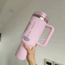 Stanley 1.18L Stainless Steel Cup With Straw Durable 304 Stanley 1.18L Stainless Steel Cup With Straw Durable 304