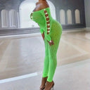Off Shoulder Jumpsuit Chic High Waist Women Fashion Piece Off Shoulder Jumpsuit Chic High Waist Women Fashion Piece