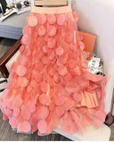 Embroidered Sequin Mesh Skirt: Floral Elegance for Fashionistas Embroidered Sequin Mesh Skirt: Floral Elegance for Fashionistas