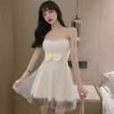 Sexy Pettiskirt Bridesmaid Dress Elegant Tube Top Style Sexy Pettiskirt Bridesmaid Dress Elegant Tube Top Style