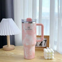 Stanley 1.18L Stainless Steel Cup With Straw Durable 304 Stanley 1.18L Stainless Steel Cup With Straw Durable 304