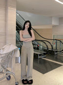 Early Spring Idle Style Cardigan Tube Top Versatile Essential Early Spring Idle Style Cardigan Tube Top Versatile Essential