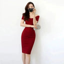 Slimming Tuxedo Dress For Elegant Eveningwear Style Slimming Tuxedo Dress For Elegant Eveningwear Style
