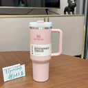 Stanley 1.18L Stainless Steel Cup With Straw Durable 304 Stanley 1.18L Stainless Steel Cup With Straw Durable 304