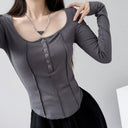 Desire Wind Long Sleeve Shirt for Trendy Women Chic Style Desire Wind Long Sleeve Shirt for Trendy Women Chic Style