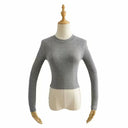 Solid Threaded Long Sleeve Tee for Youth Stylish Fashion Solid Threaded Long Sleeve Tee for Youth Stylish Fashion