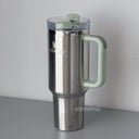 Stainless Steel Insulated Cup with Straw by Stanley 1.18L Stainless Steel Insulated Cup with Straw by Stanley 1.18L