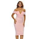 European and American Style Sexy V-neck Tube Top Dress European and American Style Sexy V-neck Tube Top Dress