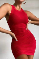 Elegant Mini Dress For Women Chic Club Attire Spring Fashion Elegant Mini Dress For Women Chic Club Attire Spring Fashion