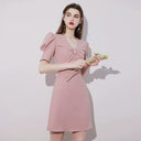 Short Elegant Bridal Gown Stylish Short Wedding Dress Short Elegant Bridal Gown Stylish Short Wedding Dress