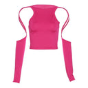 Weird Puss Cut Out Long Sleeve T-shirt Edgy Streetwear Style Weird Puss Cut Out Long Sleeve T-shirt Edgy Streetwear Style