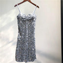 Nightclub Shiny Sundress Gown Sparkling Elegance Dress Nightclub Shiny Sundress Gown Sparkling Elegance Dress