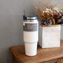 Large Capacity Stainless Steel Thermos Cup With Straw Coffee Large Capacity Stainless Steel Thermos Cup With Straw Coffee