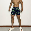 Uawo Men Home Casual Breathable Sweat Absorbing Shorts Uawo Men Home Casual Breathable Sweat Absorbing Shorts