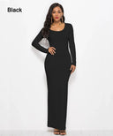 Elegant Bodycon Maxi Dress for Stylish Women Apparel Elegant Bodycon Maxi Dress for Stylish Women Apparel