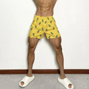 Uawo Men Home Casual Breathable Sweat Absorbing Shorts Uawo Men Home Casual Breathable Sweat Absorbing Shorts