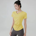 Stretchy Yoga T Shirt Fitness Top For Active Women Stretchy Yoga T Shirt Fitness Top For Active Women