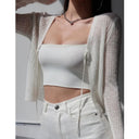 Retro Knit Cardigan: Vintage Style Apparel for Spring Chic Retro Knit Cardigan: Vintage Style Apparel for Spring Chic