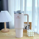 Stanley 1.18L Stainless Steel Cup With Straw Durable 304 Stanley 1.18L Stainless Steel Cup With Straw Durable 304