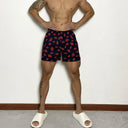 Uawo Men Home Casual Breathable Sweat Absorbing Shorts Uawo Men Home Casual Breathable Sweat Absorbing Shorts