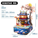 Robotime Ruoke Secret Cello Music Box DIY 3D Puzzle Model Robotime Ruoke Secret Cello Music Box DIY 3D Puzzle Model