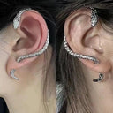 Cool Spirit Snake Dark Ins Concave Shape Ear Hanging Jewelry Cool Spirit Snake Dark Ins Concave Shape Ear Hanging Jewelry