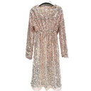 Bling Sequin Sparkle High Waist Gown Elegant Evening Dress Bling Sequin Sparkle High Waist Gown Elegant Evening Dress