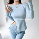 Seductive Off-Shoulder Tee Trendy Streetwear Style Seductive Off-Shoulder Tee Trendy Streetwear Style