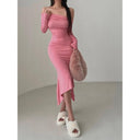 Pure Desire Mermaid Dress: Elegant Off-the-Shoulder Gown Pure Desire Mermaid Dress: Elegant Off-the-Shoulder Gown