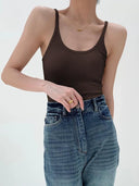 Sultry Backless Sling Dress Stylish Solid Color Beauty Sultry Backless Sling Dress Stylish Solid Color Beauty