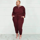 Fall Fashionista Plus Size Romper Jumpsuit Versatile Stylish Fall Fashionista Plus Size Romper Jumpsuit Versatile Stylish
