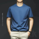 Classy White Cotton T Shirt For Men Summer Style Essential Classy White Cotton T Shirt For Men Summer Style Essential