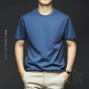 Classy White Cotton T-shirt Summer Style Essential for Men Classy White Cotton T-shirt Summer Style Essential for Men