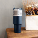 Large Capacity Stainless Steel Thermos Cup With Straw Coffee Large Capacity Stainless Steel Thermos Cup With Straw Coffee